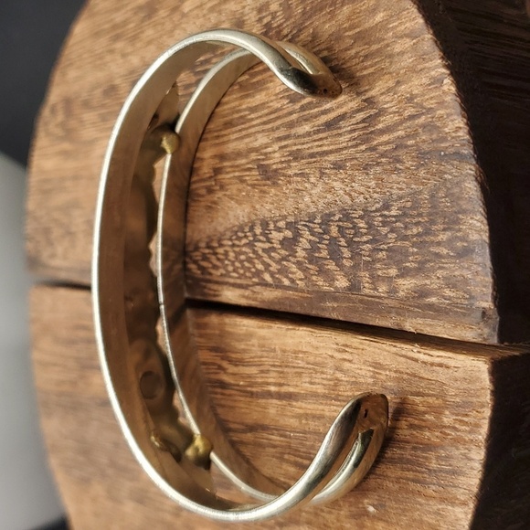 B35127MS4BTE.jpg?width=1800 Saudered with 14k gold sterling silver onyx mourning bracelet cuff  B2736‎